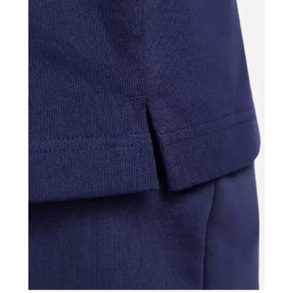 Nike Club Fleece Quarter Zip Polo shirt Mens Size M Loose Fit FB7797 084 - Picture 4 of 4